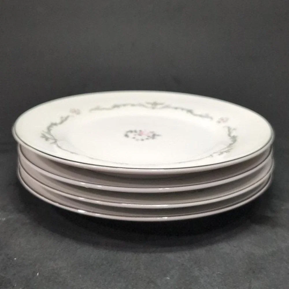 Signature Collection Petite Bouquet‎ Bread Plates, Set Of 4, Floral Tableware
